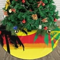 Christmas 48 Inch Christmas Tree Skirt Wreath Flowers Holly Pine Winter