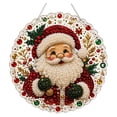 thumbnail image 1 of Christmas 5D Diamond Painting Kit : Santa Claus Theme,DIY Pearl Gem Art Hanging Ornaments Set, Sparkling Holiday Craft for Christmas Tree Window Decoration, 1 of 7