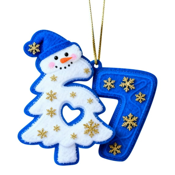 Christmas 67 Ornament Magic: 2D Acrylic Six Seven Funny Decor, Lovely Grandkid Gift to Turn Your Tree into a Hilarious Holiday Masterpiece