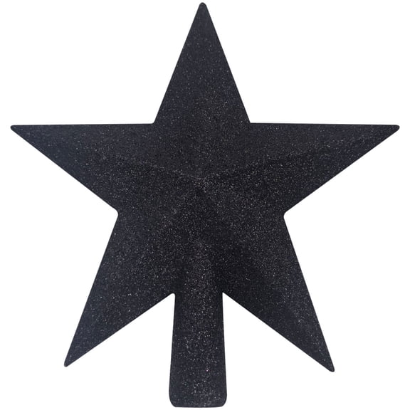 Christmas 7.87 Inch Tree Topper Glittered Star Decoration, Glitter Treetop Holiday Home Décor