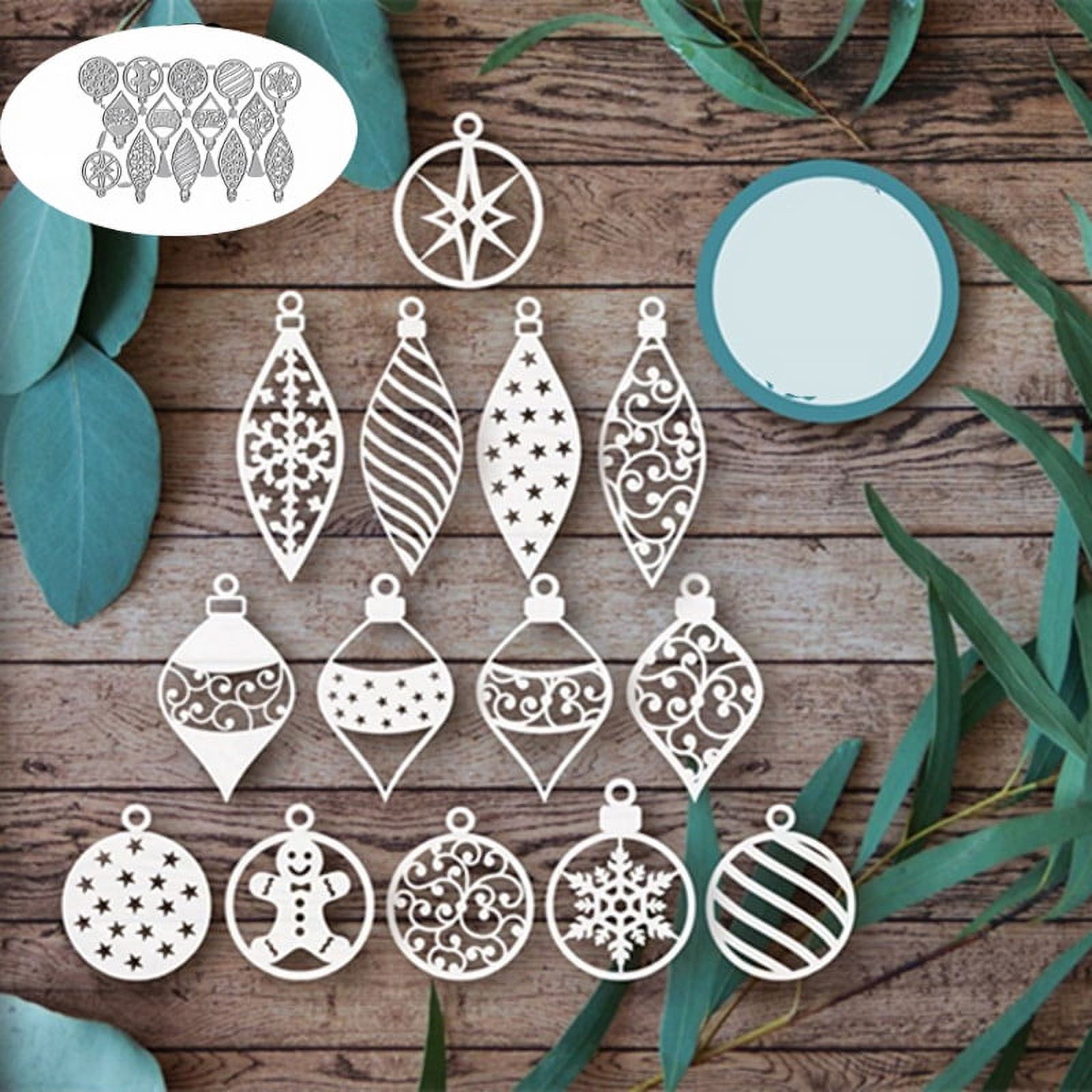 Christmas Snowman Metal Cutting Dies - Scrapbooking & Card Making Dies, Embossing Stencils, DIY Craft Accessories - View #3