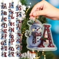 thumbnail image 1 of Christmas Acrylic Ornament for Tree Decorations 26 Letter Decorative Hanging Christmas Letters DIY Ornament for Xmas Tree H, 1 of 7