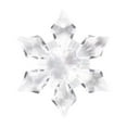 thumbnail image 1 of Christmas Acrylic Snowflake Ornaments, 4 Styles Crystal Clear Plastic Xmas Tree Pendant for Winter Snow Theme DIY Decorations, 1 of 6