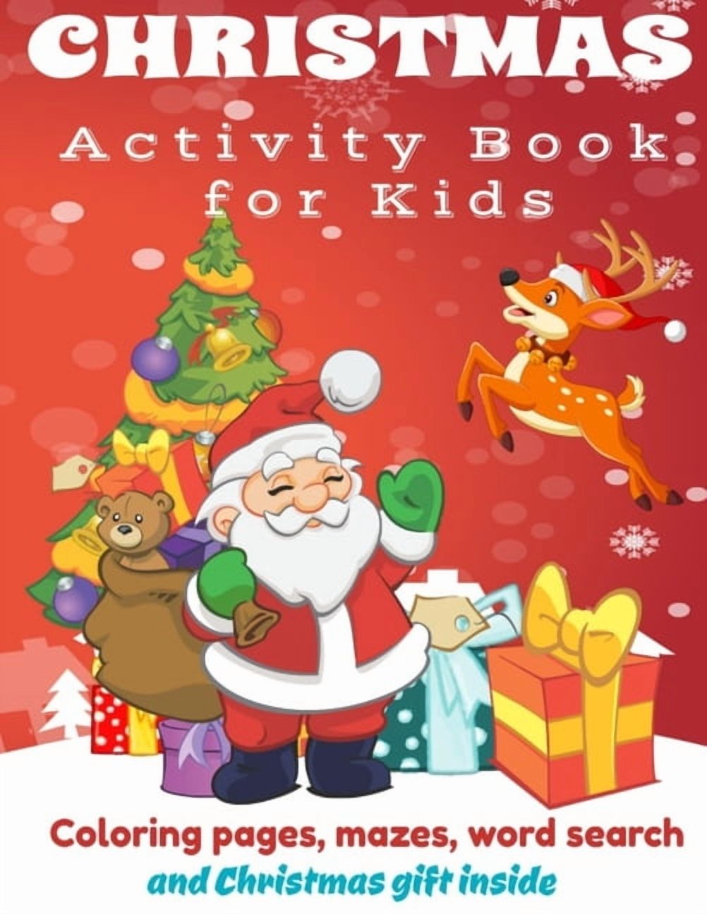 Christmas Activity Book: Fun Children's Christmas Gift or Present for ...