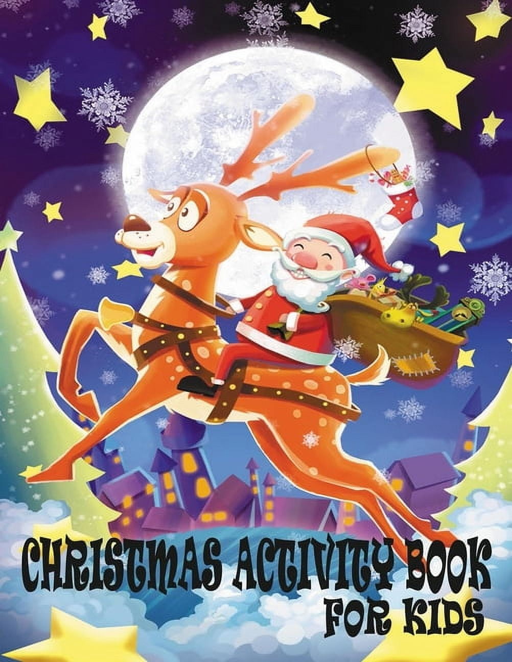 Christmas Activity Book For Kids: This Is A Creative And Funny Activity ...