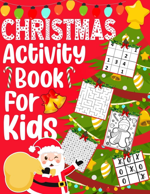 Kids Christmas Activity Book - Volume 3: Color Pages, Drawing Practice,  Word Searches, and More (Christmas Activity Books)