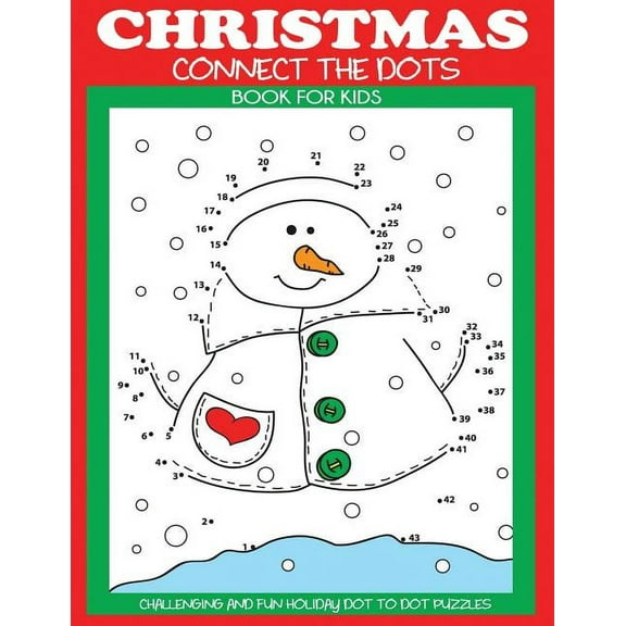 Christmas Activity Books for Kids Christmas Connect the Dots Book for Kids, (Paperback)
