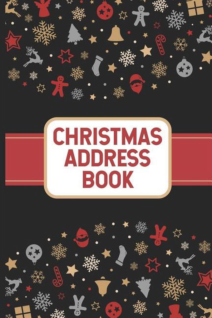 Christmas Address Book Christmas Card Address Book, Mailing List