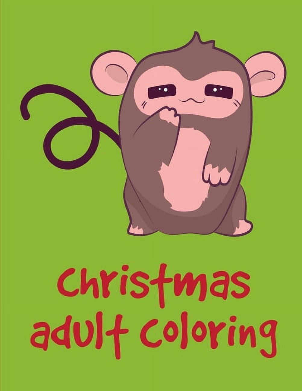 Smart Kids Christmas Adult Coloring: Cute Christmas Coloring pages for every age, Book 1, (Paperback)
