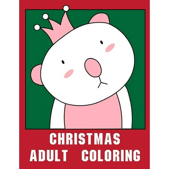Cool Animals: Christmas Adult Coloring : Stress Relieving Animal Designs (Series #1) (Paperback)