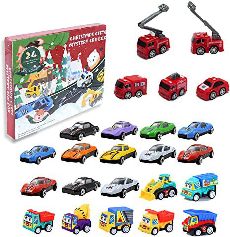 24PCS Mini Size Car Toy Children Kids Vehicle Boys Small City