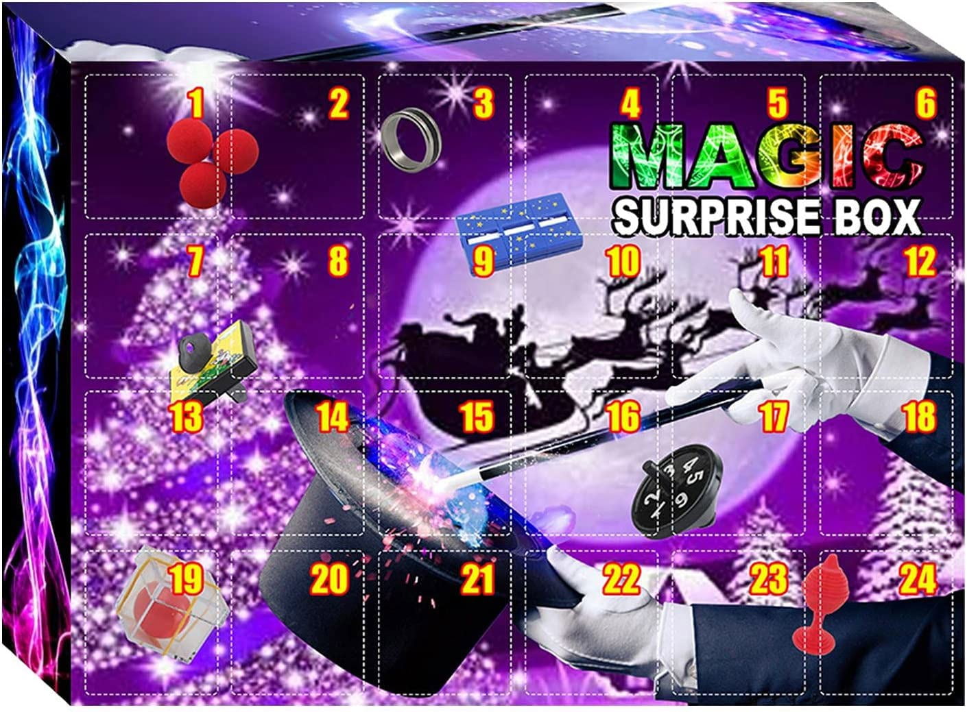 Christmas Advent Calendar 2022 Magic Props Toys,24 Days Christmas