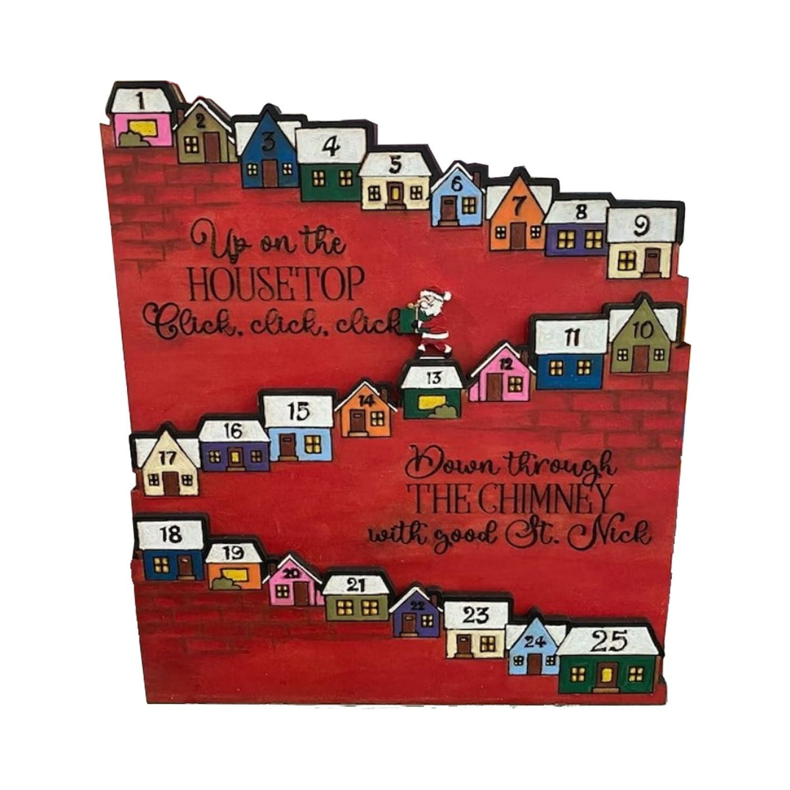 Christmas Advent Calendar 2023 Wood Santa Castle Countdown Calendars christmas-advent-calendar-2023-wood-santa-castle-countdown-calendars