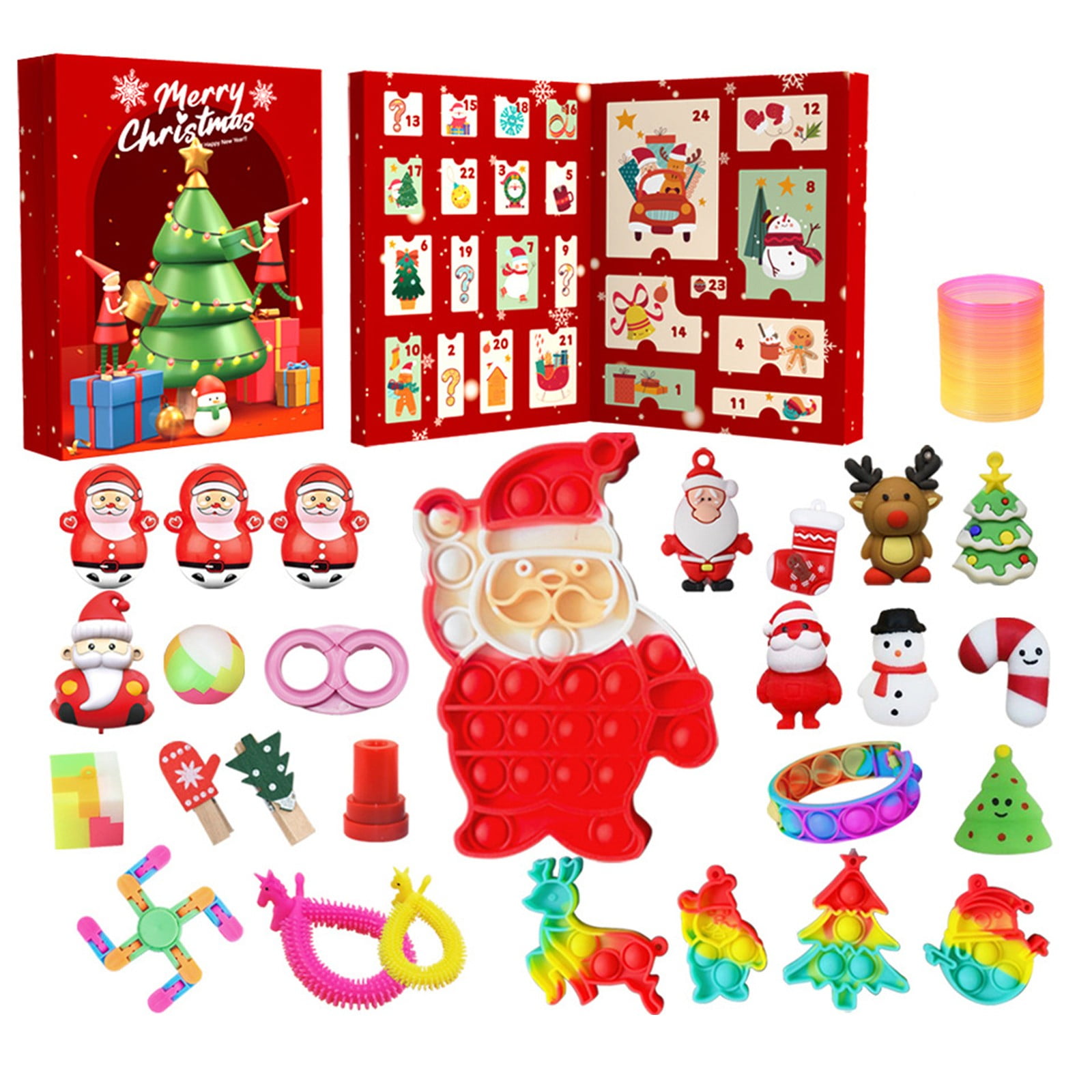 Christmas Advent Calendar 2024 24PC Christmas Blind Boxes with Random