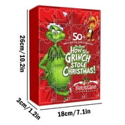 Christmas Advent Calendar 2024 - 24PC Surprise Christmas Blind Boxes with Random Different Action Figure Toys, Christmas 24-Days Countdown Calendar Gifts