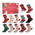 Christmas Advent Calendar 2024 Advent Calendar Socks Fun Christmas