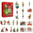 Christmas Advent Calendar 2024, Aoruie 2D Acrylic Christmas Advent