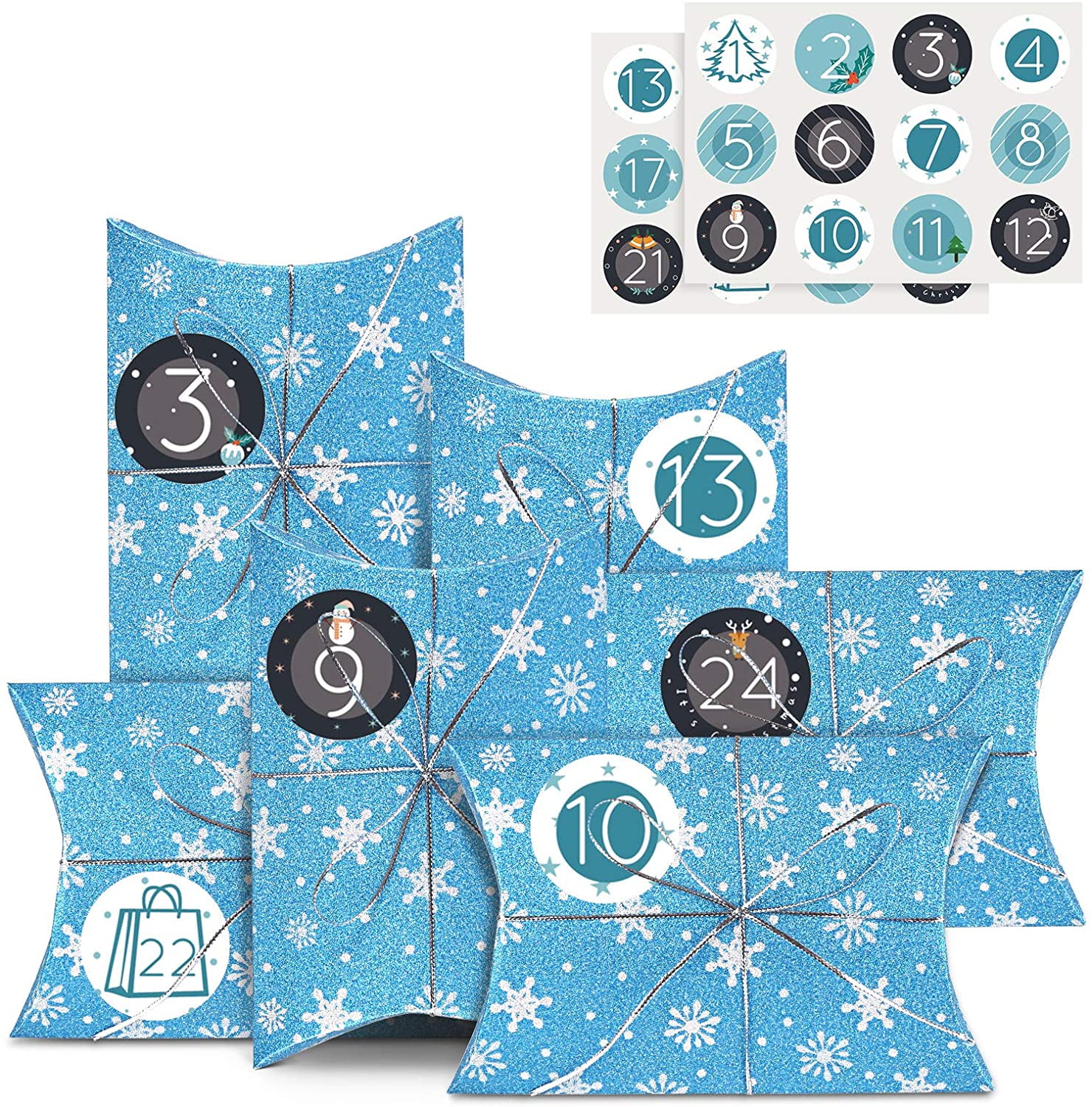 Christmas Advent Calendar 2024, Christmas Countdown Gift Boxes to Fill
