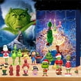 Christmas Advent Calendar 2024, Christmas Figures Advent Calendar, 24PC