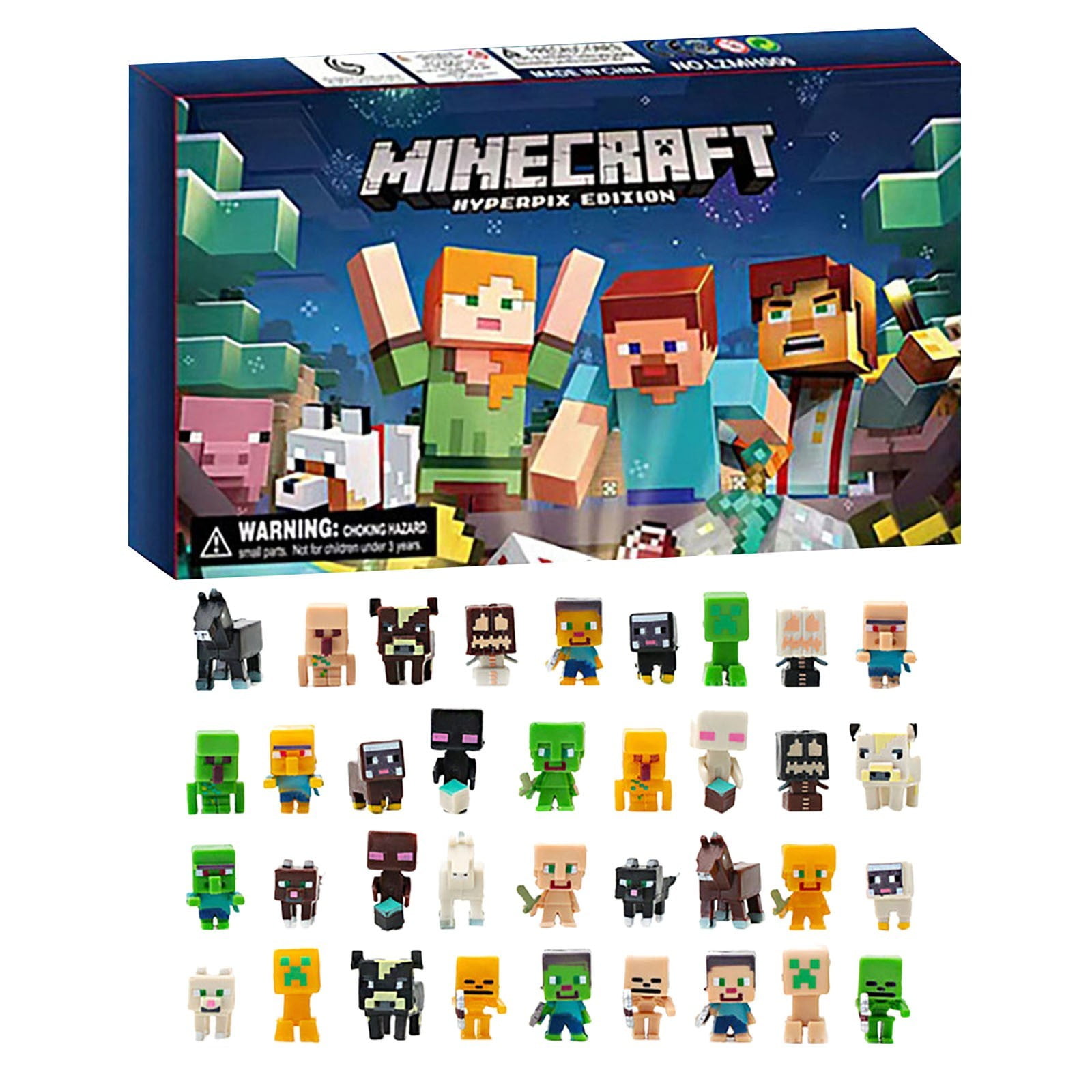 Christmas Advent Calendar 2024, Gomind 2024 Minecraft Christmas Advent