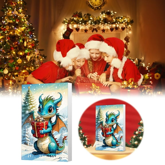 Countdown Sets Christmas Home Decorations Advent Calendar Commemorative Holiday for 2024 Festive Celebrations and Magical Countdown Experience
