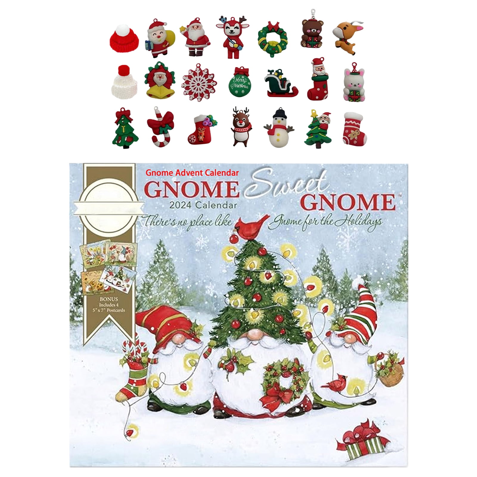 Christmas Advent Calendar 2024 Kids | Gnome Dolls Advent Calendar ...