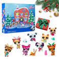Christmas Advent Calendar 2024 Little Pet Shop 24 Toy Dogs Collectibles
