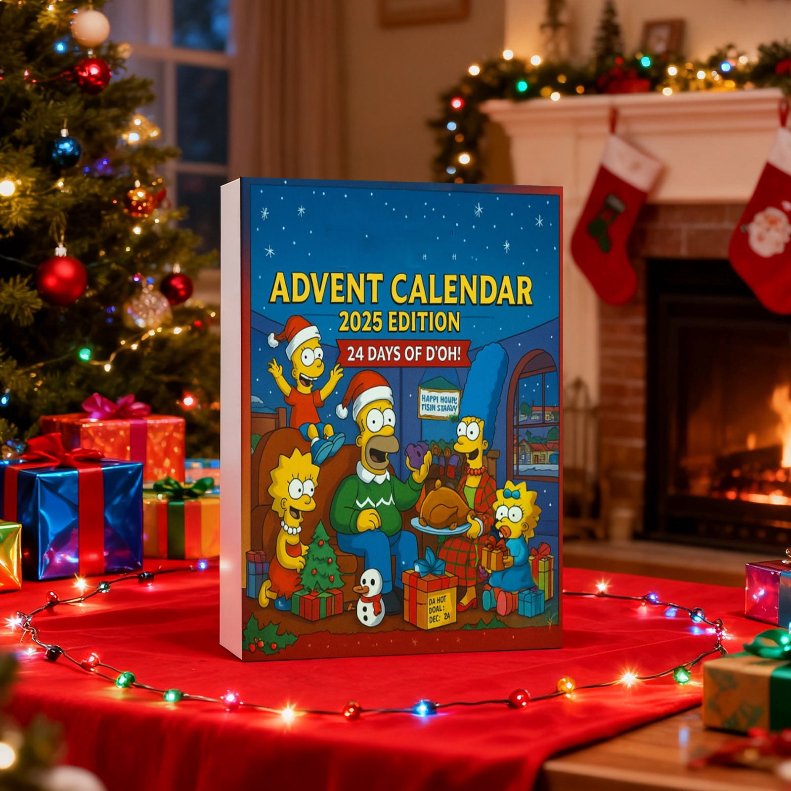 Christmas Advent Calendar 2025,24-Day Simpsons Countdown Calendar ...