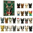 thumbnail image 1 of Christmas Advent Calendar ‌2025 - 24 Days of French Bulldog Figurines,Holiday Countdown with Collectible Ornaments,Festive Decor for Xmas,Kids & Dog Lovers‌, 1 of 3