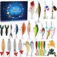 thumbnail image 1 of Christmas Advent Calendar 2025 Fishing Lures Set, Fishing Lure Advent Calendar, 24 Days Christmas Countdown Fish Tackle Set, Advent Calendar Xmas Gift for Christmas Men Teen Boys & Father, 1 of 6