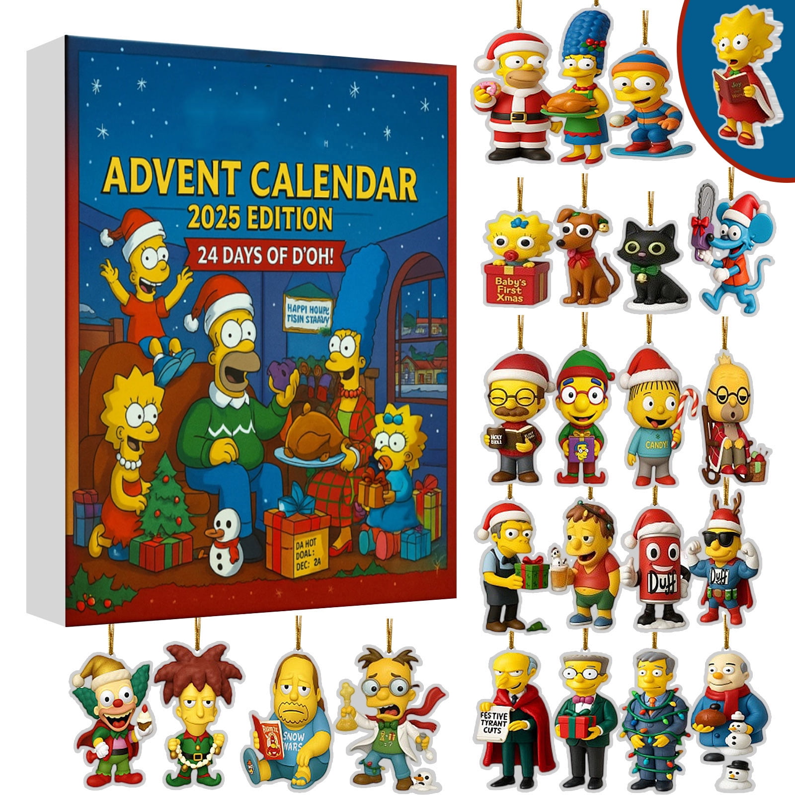 Christmas Advent Calendar 2025,Simpsons Christmas Countdown Calendars ...