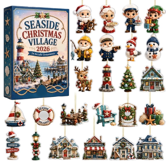 Christmas Advent Calendar 2026, 24 Days 2D Countdown Calendar With ...