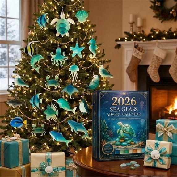 Christmas Advent Calendar, 2026 with 24 Days, Acrylic and Glass, 24 Day ...