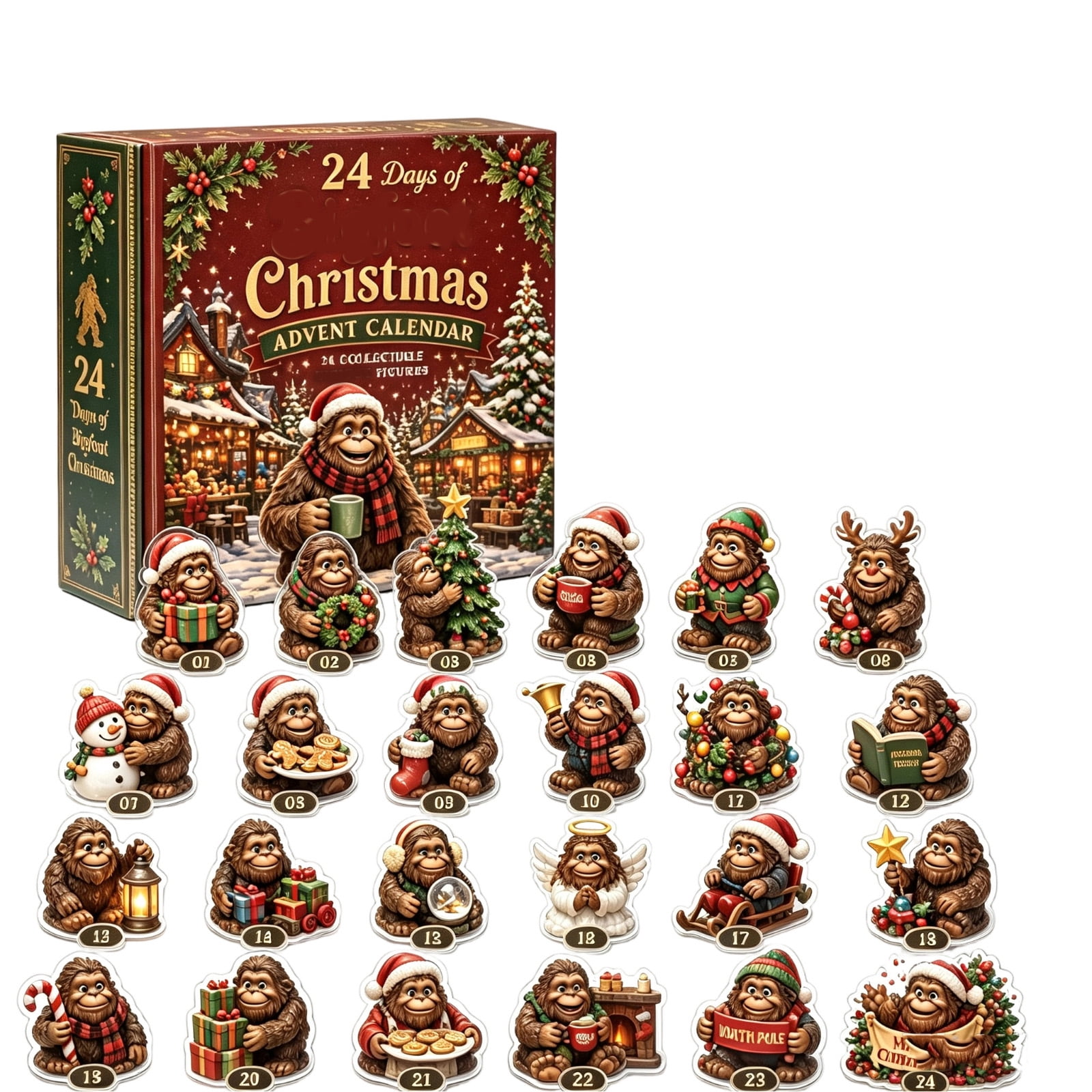 Christmas Advent Calendar 2026, 24 Days of Surprises Countdown ...