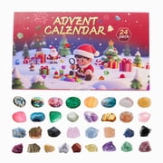 Christmas Advent Calendar 2026 With 24 Gemstones   Crystal Rock Advent Calendar For Kids & Adults Holiday Countdown Gift Box With Crystals And Stones Collection