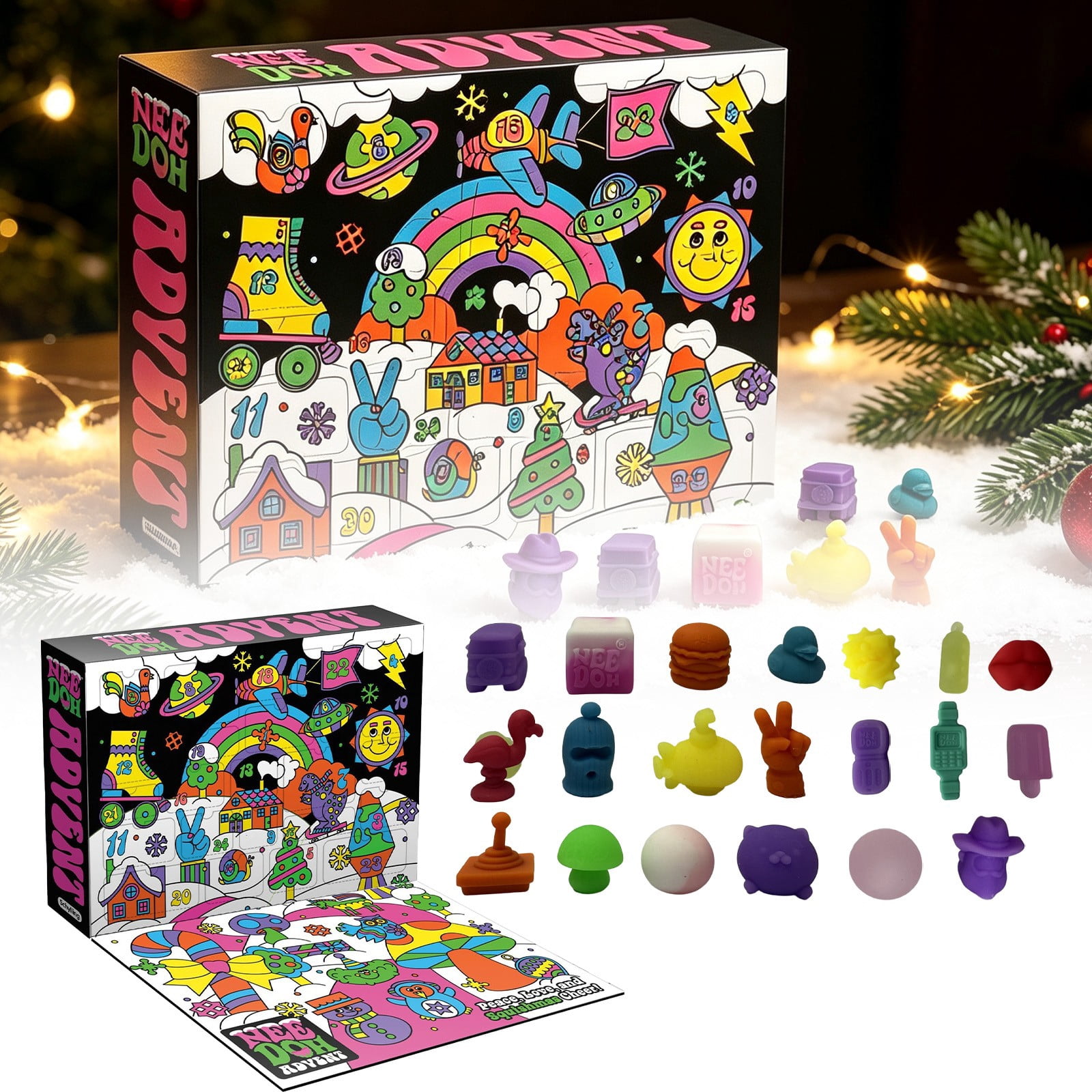 Toy Box Kit Christmas Advent Calendar 2026, Countdown Gift Box Advent Calendar ...