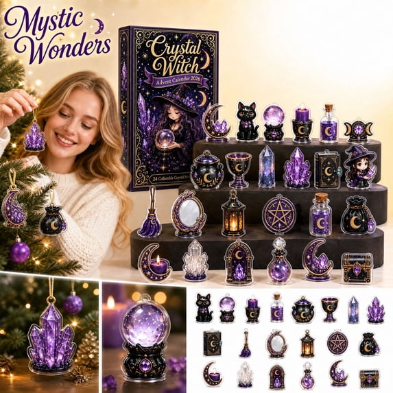 Christmas Advent Calendar, 24 Days Christmas Countdown Calendar with ...