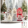 thumbnail image 1 of Christmas Advent Calendar Bags, 24 Days Countdown Gift Bags, Burlap Fabric, Snowflake Star Tree Pattern, Pouch Bags, Drawstring Sack Bags, Candy Cookies Pack Goodie, Gift Favor Bags, Red Beige Gray, 1 of 6