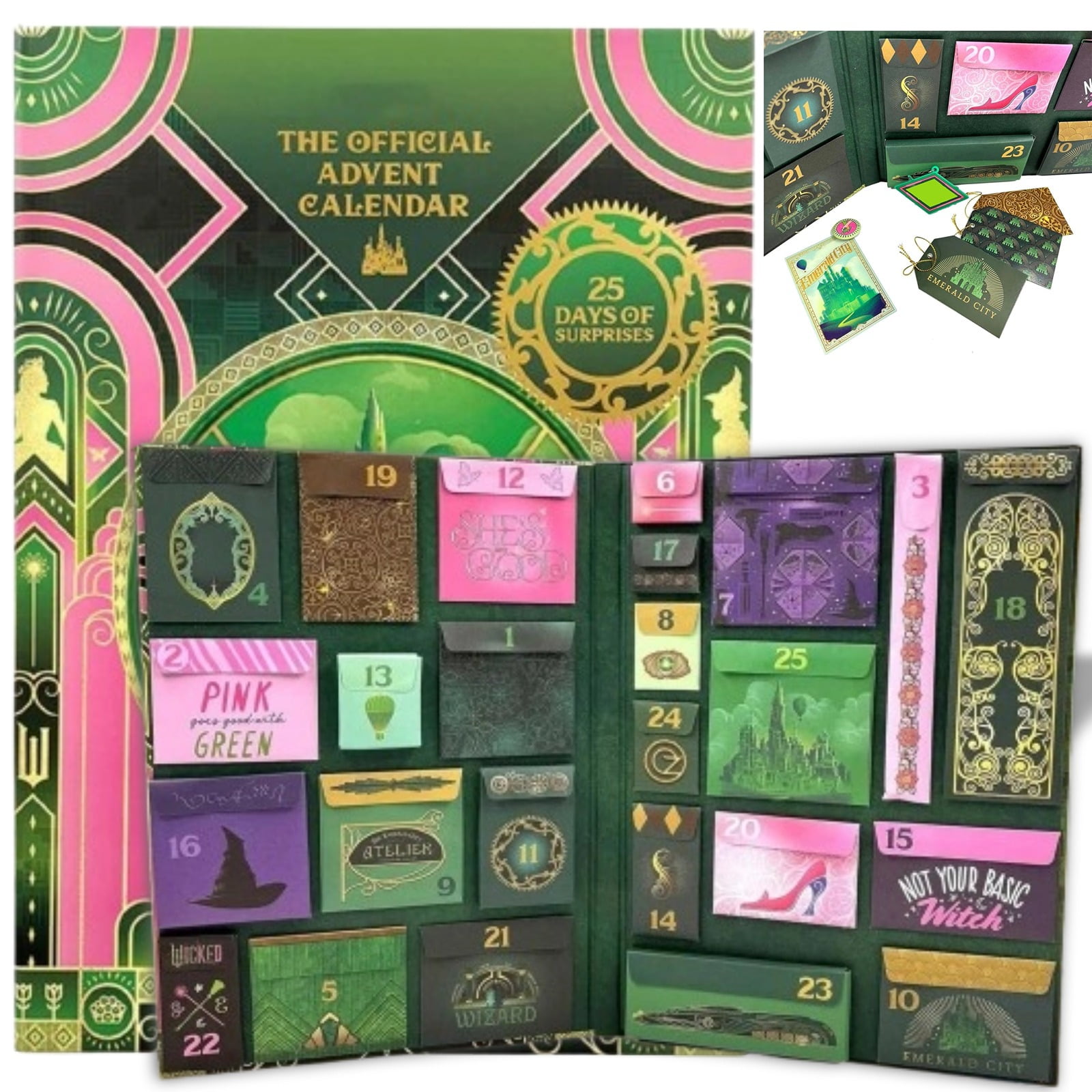 Christmas Advent Calendar Collectible Items 2024 for Girls 25 Days