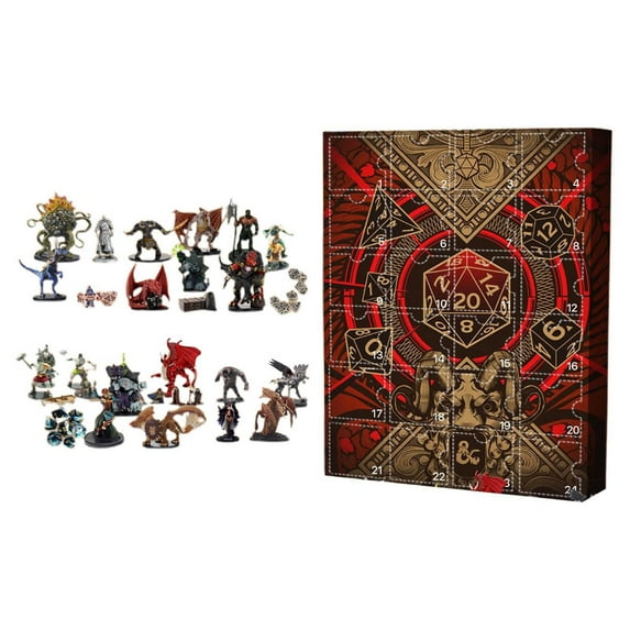 Christmas Advent Calendar Contains 24 Gifts, Christmas Cute Figures Doll Advent Calendar, Christmas 2026 Countdown Calendar with Surprise Toys, Christmas Collectible