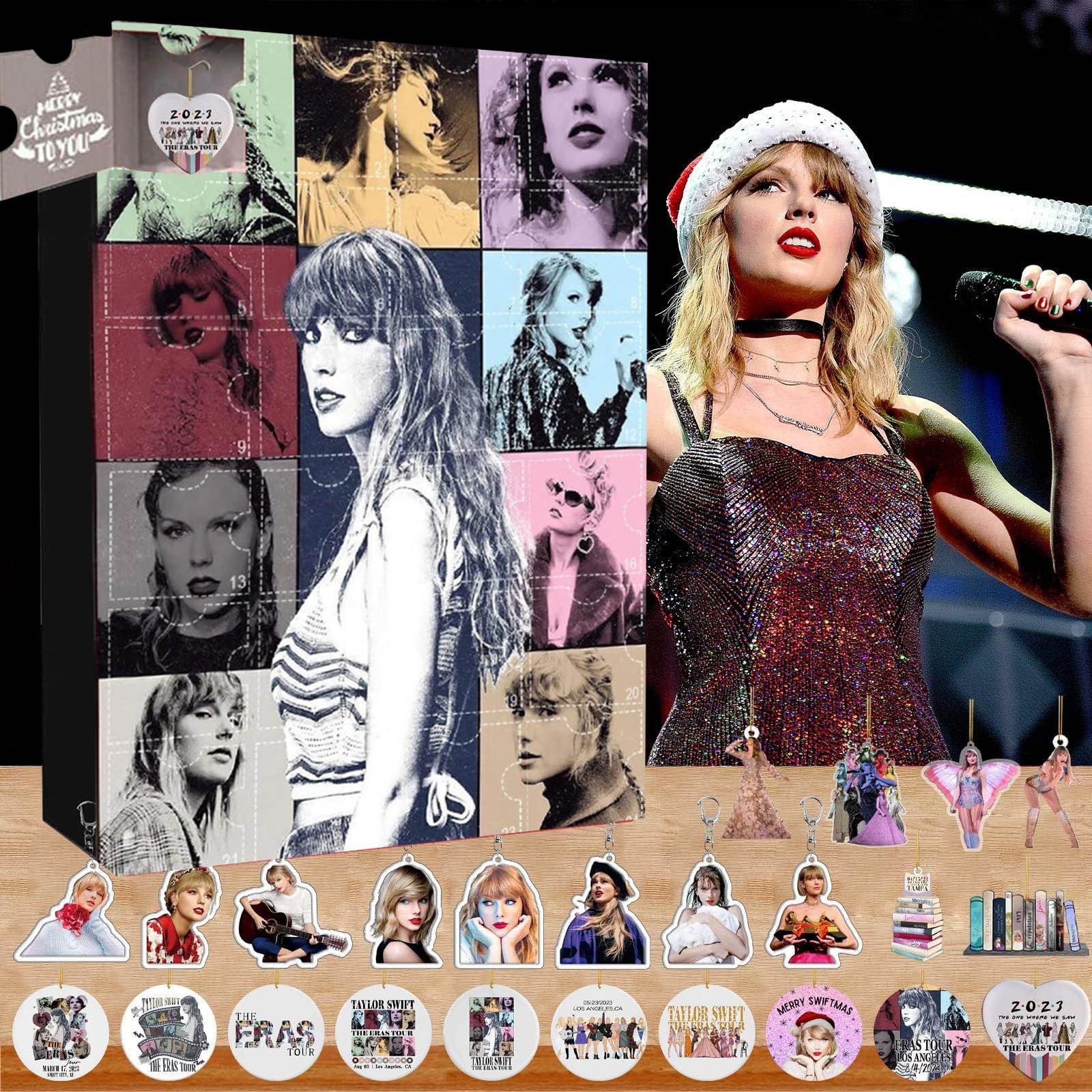 Christmas Advent Calendar Contains 24PC Taylor Swift's Fans Club Gifts