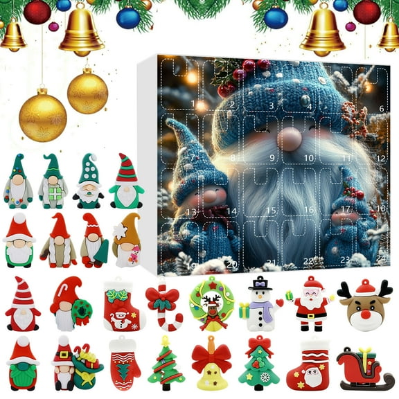 Christmas Advent Calendar Countdown Ornament, 24 Days Interactive Timer for Holiday Decor, Durable Acrylic Design Enhances Family Traditions and Festive Tree Decoration