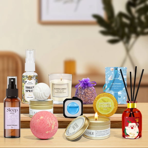 Christmas Countdown Advent Calendar 2025, Fragrance Advent Calendar Gifts Set for Family, Friends, Home Decoration(12-Pack Collection)