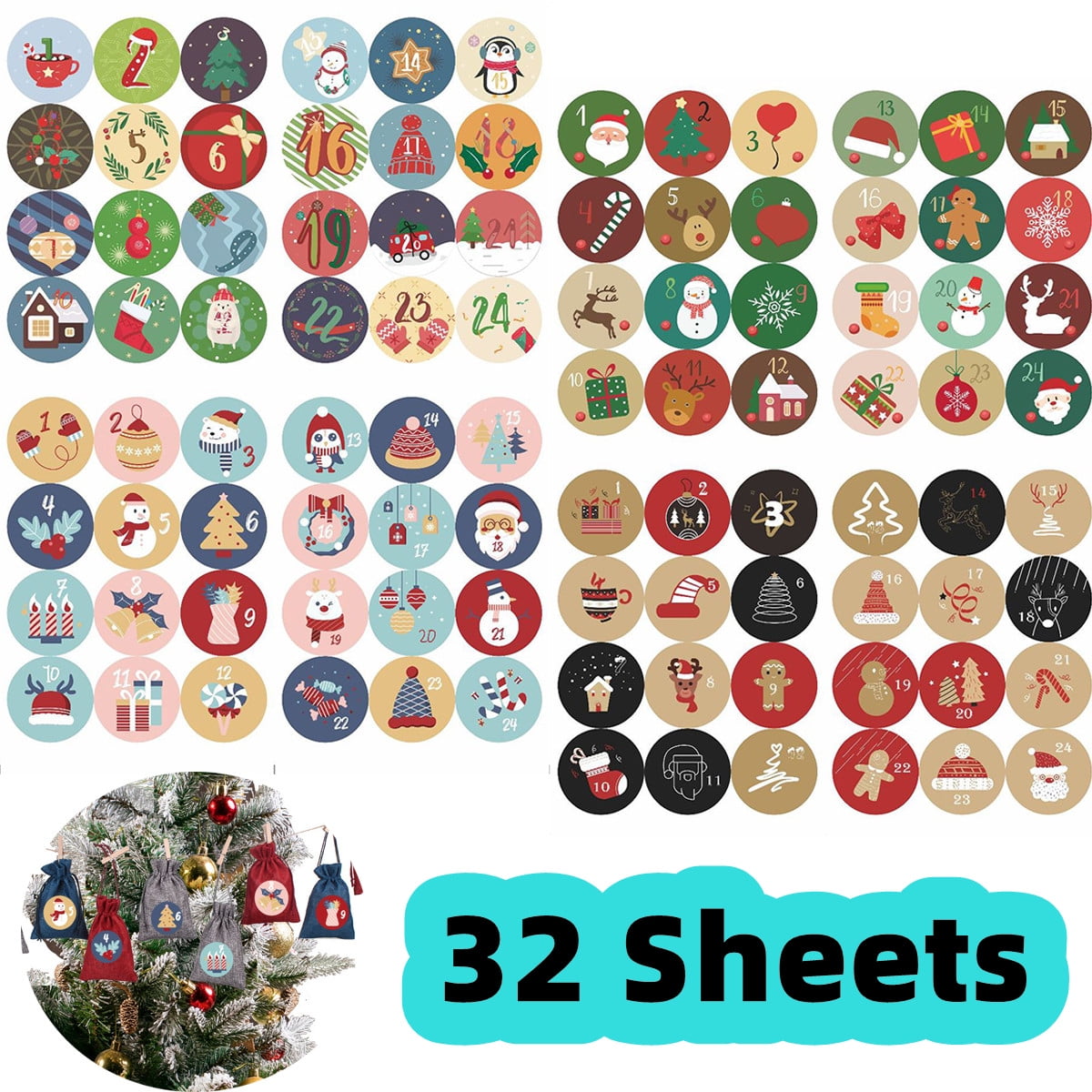 Christmas Advent Calendar Numbers Sticker Christmas Gift Stickers christmas-advent-calendar-numbers-sticker-christmas-gift-stickers