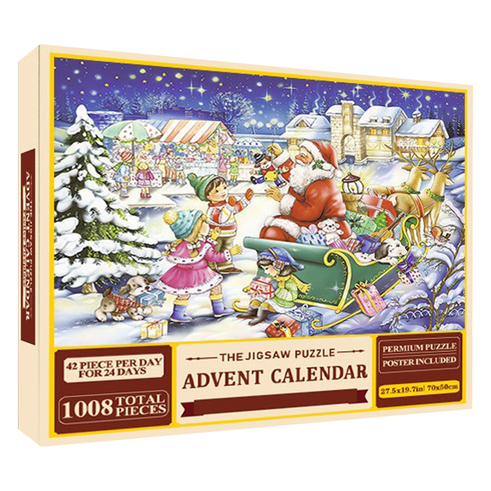 Christmas Advent Calendar Puzzle 20241008 Pcs Puzzle Christmas Advent