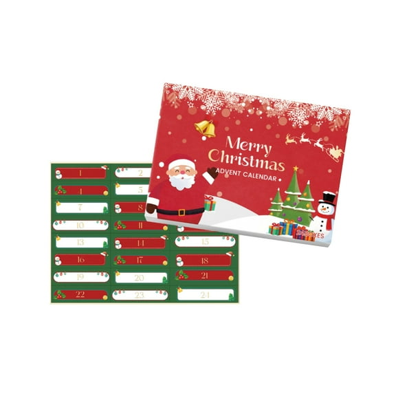 Christmas Advent Calendar Skincare Set - Makeup Countdown Calendar, 24 Days Face Care Product for Women Ladies Beauty Lovers Home Office Travel Daily Use Party Preparation