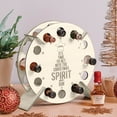 thumbnail image 1 of Christmas Advent Calendar Wooden Christmas Tree Bottle Holder Rack Countdown Wine Bottle Rack Christmas Decorations Gift-C-Large-11.8"*11.8", 1 of 4