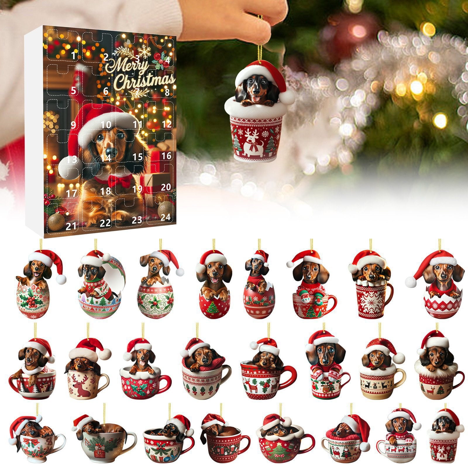 Christmas Advent Calendarhome Decor 2024 Holiday Advent Calendar Advent