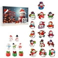 thumbnail image 1 of Christmas Advent Countdown Set - 24 Days Festive Countdown Decoration for and Holiday Cheer, 1 of 6