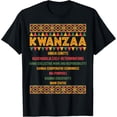 thumbnail image 1 of Christmas African American Happy Kwanzaa Pajama T-ShirtMen and women, Black T-shirt, size: Extra large, 1 of 4